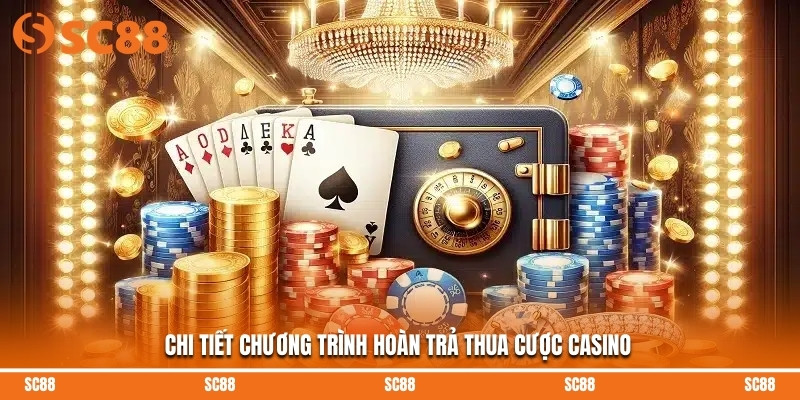 Chi tiết chương trình hoàn trả thua cược casino