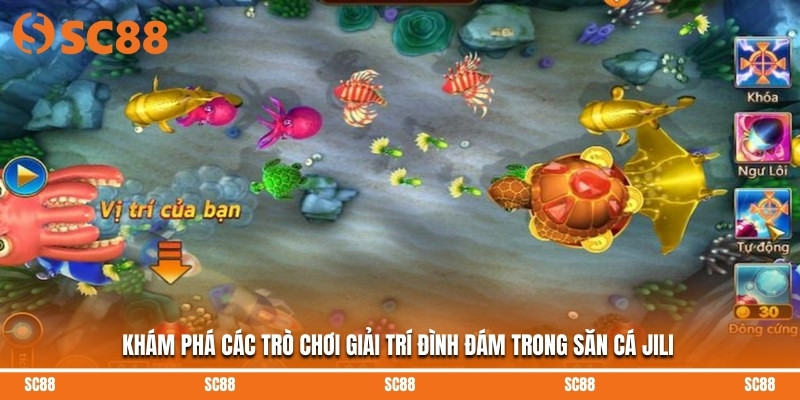 Khám phá các trò chơi giải trí đình đám trong săn cá JILI